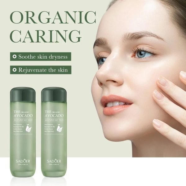 Avocado Toner 130ml Deep Hydration Rejuvenation Soothes Skin Moisturizing Skin Full Glossy - Image 3